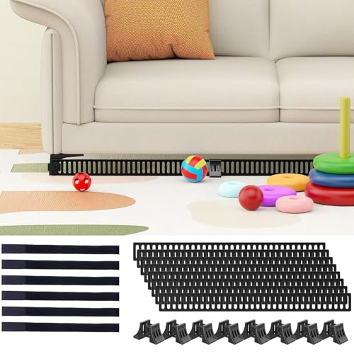 Under Couch Blocker for Pets & Toys, 1.6" Tall, Fits Gaps Up to 1.6", 8 PK - size: 1.6" Height 8Pcs