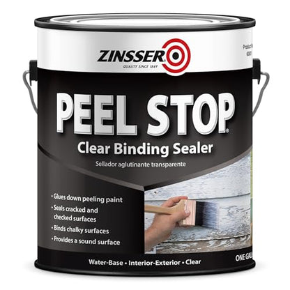 Zinsser 60001 Peel Stop Clear Binding Sealer & Primer, Gallon - size: 128 Fl Oz (Pack of 1)