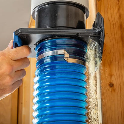 Rockler 4" Ready-Mount Self-Cleaning Blast Gate - High Airflow System
