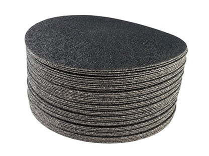 STARCKE 7 Inch Hook and Loop Discs No Hole Grit Pack 100 Grit 25 Pack - color: 100 Grit, size: 25 Pack