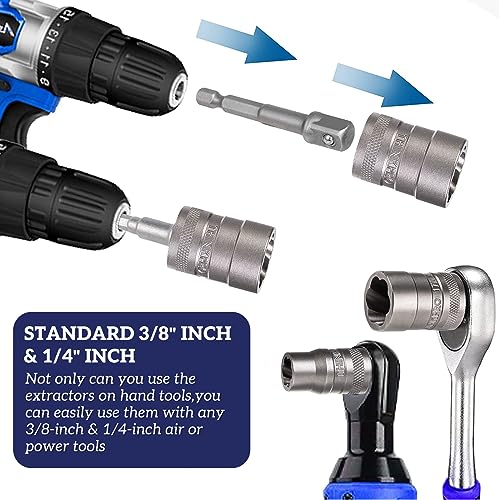 Bolt Extractor Kit, 32 Pieces Rounded Bolt Remover