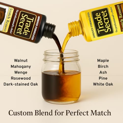 Trade Secret Wood Scratch Remover 2 Pack, Light and Dark, 8 oz, 2 Count - color: Light and Dark