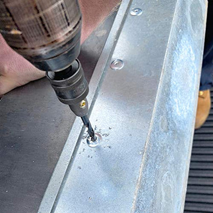 Make it Snappy Tools 1/4 Inch Ironman Quick Change Drill Bit Adapter for Metalworking, Fabrication and Installation - size: 1/4 in