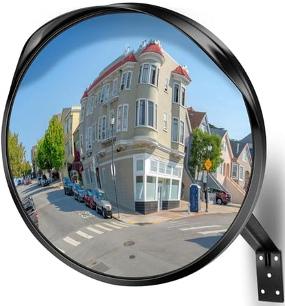 Angooni 16" Convex Driveway Mirror, Wide Angle View Blind Spot Mirror - size: 16inch