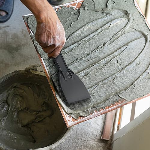 6 Pack Plastic Putty Knife, Non Scratch Scraper Tool for Spackling Paint