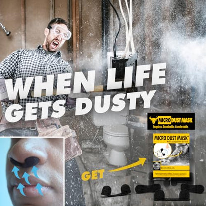 Dust Mask for Nose - Nose Filter Dust Blocker, Disposable Breathable Woodworking, Lawn Mowing, Construction - style: 30 Pack
