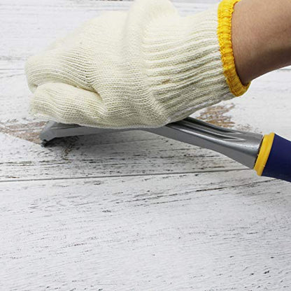 MANUFORE Paint Scraper with 2.5 Inch Double-edged Tungsten Steel Carbide Scraper with Extra 2 Blades