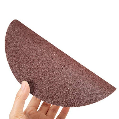 uxcell 15pcs 8" Hook and Loop Sanding Discs 60 Grit Aluminum Oxide - size: 60 Grit