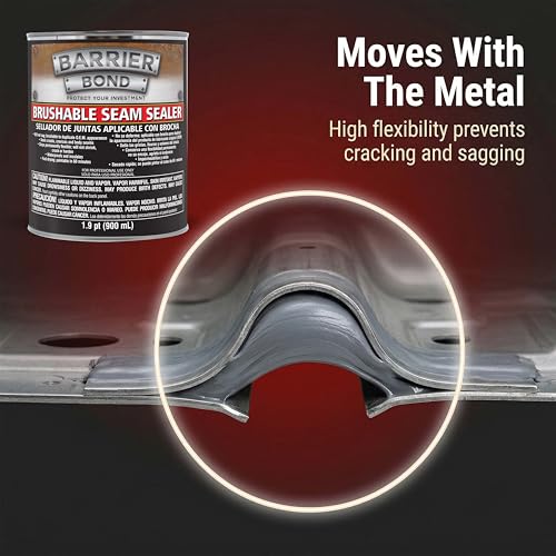 Barrier Bond - Brushable Seam Sealer, Quart Can with 30.4 Fluid Ounces