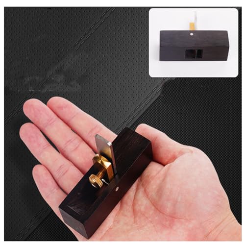 Mini Wood Planer Hand Tool, Pocket Plane, Tiny Ebony Plane Woodcraft Tool - color: B Scraper Plane