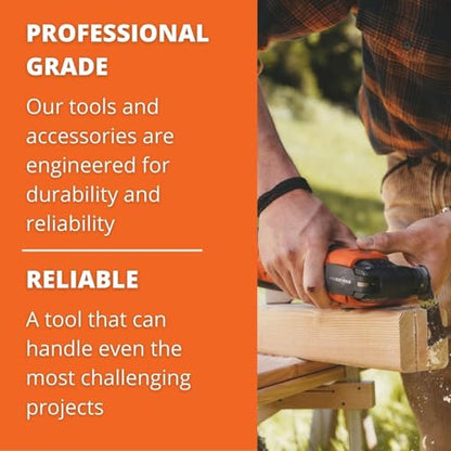 Fein Sanding Sheets with Hook & Loop Attachment - size: 60 Grit, 5-Pack