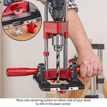 Woodpeckers AutoAngle Drill Guide, Deluxe, The Ultimate Portable Drill Guide, Angled Drilling From Vertical to 40°