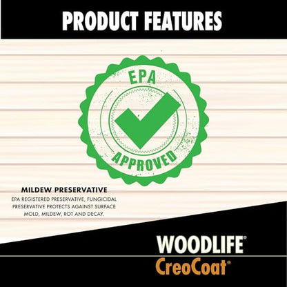 Wolman Woodlife CreoCoat Black Wood Preservative - color: Black, size: 0.88 Gallon (Pack of 4)