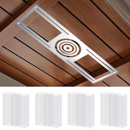Sidasu 72 Pack New Construction Mounting Plate for 3, 4, 6" Recessed Lights - size: 72 Pack
