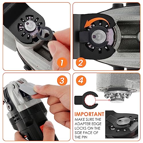 8Pcs Oscillating Saw Tool Blades Set Bi-metal Stainless Steel Multitool Blades Kit Quick Release Oscillating Blades Precise Cutting Saw Blades with 3 Gaskets for Wood Plastic Cutting(8pcs)