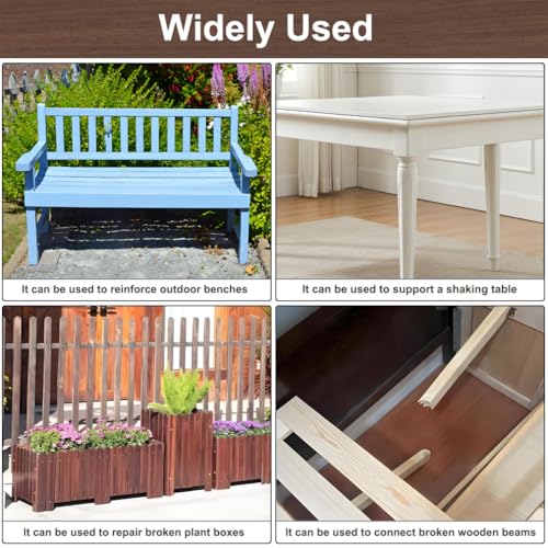 24 Pack Flat Brackets White Straight Braces 3 Inch Stainless Steel Mending Plates, Heavy Duty Repair Fixing Joining Metal Strip for DIY, Wood, Furniture, with Screws - size: White 3in x 0.63in Straight