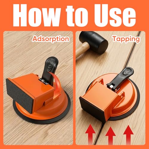 Floor Gap Fixer Tool, Heavy Duty Laminate Floor Suction Cup Repair Tool, Durable, Compact, & Efficient Flooring Tools for Vinyl, Wood, Laminate Floors (1PC)