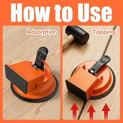 Floor Gap Fixer Tool, Heavy Duty Laminate Floor Suction Cup Repair Tool, Durable, Compact, & Efficient Flooring Tools for Vinyl, Wood, Laminate Floors (1PC)