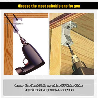 Floor Squeak Fix Kit – 6Pk, Black, for 5/8"+ Subfloor