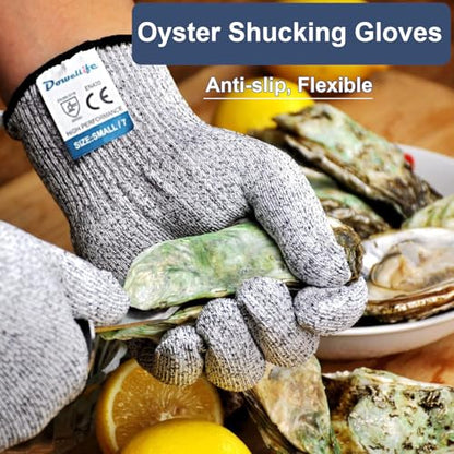 Dowellife Cut Resistant Gloves Food Grade Level 5 Protection, Safety Kitchen Cuts Gloves for Oyster Shucking, Fish Fillet Processing, Mandolin Slicing, Meat Cutting and Wood Carving (X-Large-12 Pairs) - size: X-Large (Pack of 12), style: Original