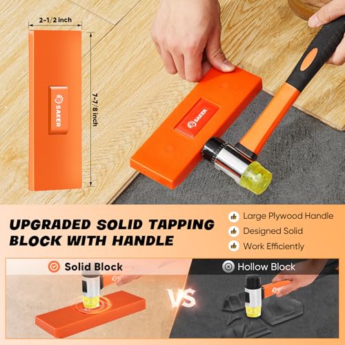 Saker Laminate Flooring Tools, 63-Piece Wood Flooring Installation Kit