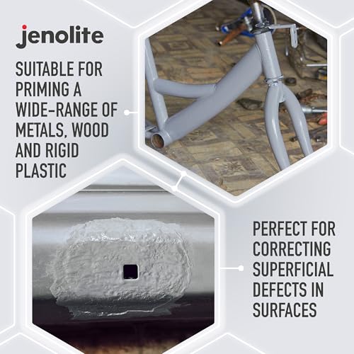 JENOLITE Primer Filler Aerosol, Quick-Drying Multi-Surface, Grey 1x16.9oz - color: GREY