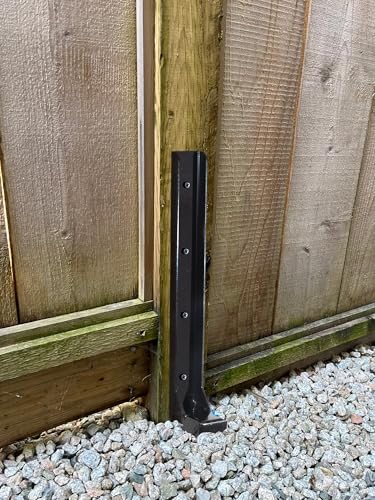 Thicker Fence Post Repair (Black 1 Pack) - color: Black 1 Pack