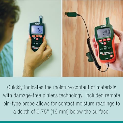 Extech MO290 Pinless Moisture Psychrometer with IR Thermometer - style: MO290