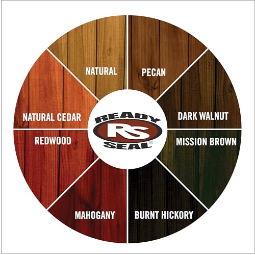 Ready Seal Exterior Wood Stain & Sealer, Natural Cedar, 5 Gallon - color: Natural Cedar, size: 5 Gallon
