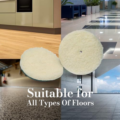 Koblenz 45-0102-9 Lambswool Pads with Foam Backing - size: No Size