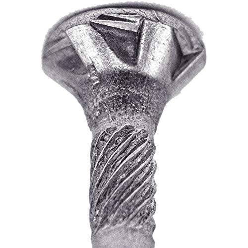 Jake Sales #8 x 1-1/4" Silver Star Stainless Steel Wood Screw Torx/Star Drive Head - 300 Grade Stainless Steel (1 Pound - 230 Approx. Screw Count) - color: STAINLESS STEEL, size: 8x1-1/4"