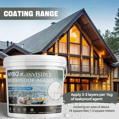 Waterproof Sealant 175oz Clear, NYBQ Transparent Waterproof Agent - size: 175OZ