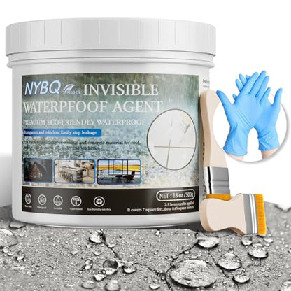 Invisible Waterproof Agent 18oz，Waterproof Sealant Indoor & Outdoor Use - size: 18OZ