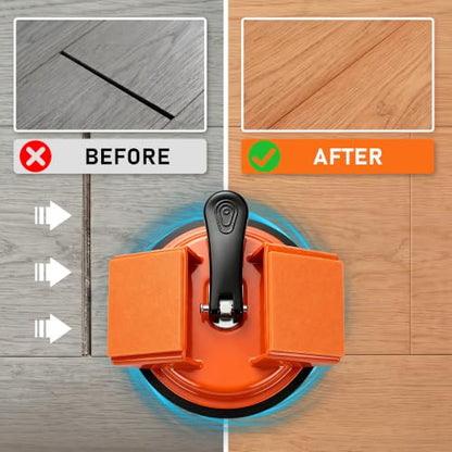 Heavy-Duty Floor Gap Fixer Tool with 45° Double-Sided Strike & Suction Cup