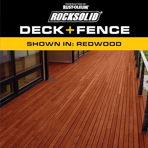 RockSolid Deck & Fence Redwood Protective Stain & Sealer - color: Redwood, size: 23 oz Aerosol (Pack of 1)