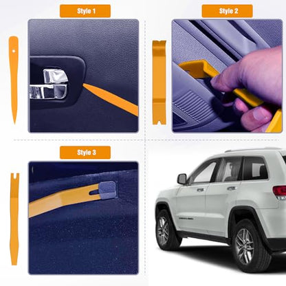 GOOACC 6PCS Auto Trim Removal Tool Kit Yellow - color: 6pcs Trim Removal Tool Yellow