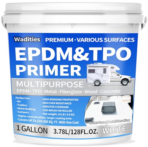 EPDM and TPO Primer White, High-Performance & Multi-Purpose RV Roof Primer