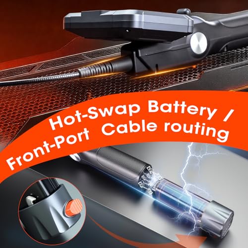 Articulating Borescope Camera with Light for Automotive,HVAC&Mechanics