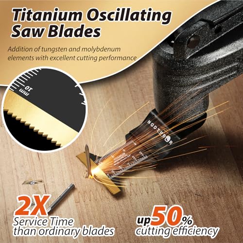 54 PCS Oscillating Saw Blades Multitool Blades Professional Universal Wood - size: 54PCS
