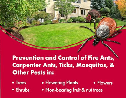 7.9% Bifenthrin Insecticide - 32 Ounces - (Compare to Leading Brands) – Professional Insect Control - Kills on Contact - Fire Ants, Ticks & More