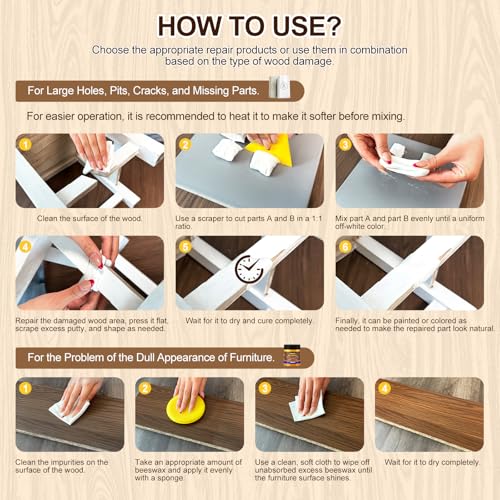 Boncart Wood Furniture Repair Kit-Set of 31