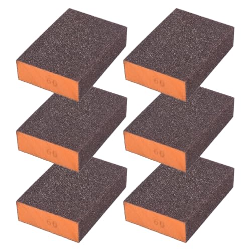 6Pcs 60Grit Sanding Sponges, Wet Dry Sanding Blocks - size: 60Grit