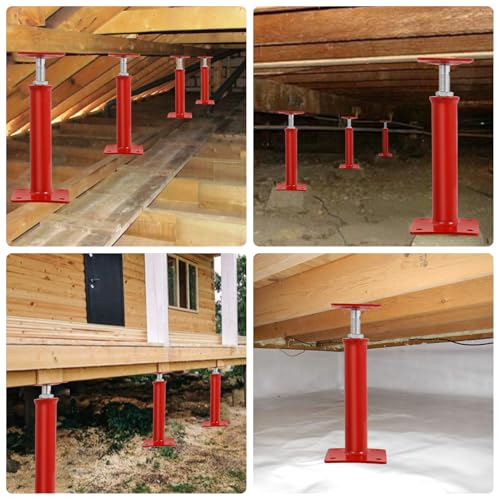 4 Pack House Jacks for Leveling 19''-36''Adjustable Support Jack