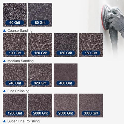 180Grit Sanding Sponges, 5.5x4.5In Hook & Loop Black - size: 180 Grit