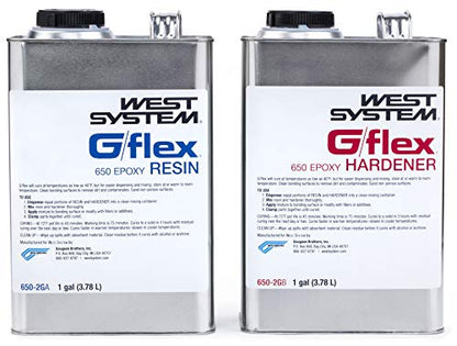 West System G/Flex 650 Epoxy Kit | Toughened, Waterproof Marine Epoxy