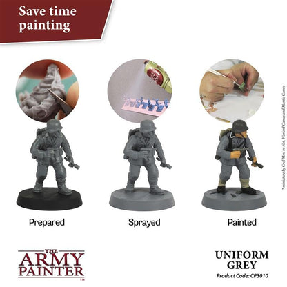The Army Painter, Colour Primer Uniform Grey, 400 ml acrylic spray - color: Uniform Grey