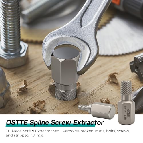 Bolt Extractor Kit & Screw Extractor Set, 40 Pcs - size: 40 Piece