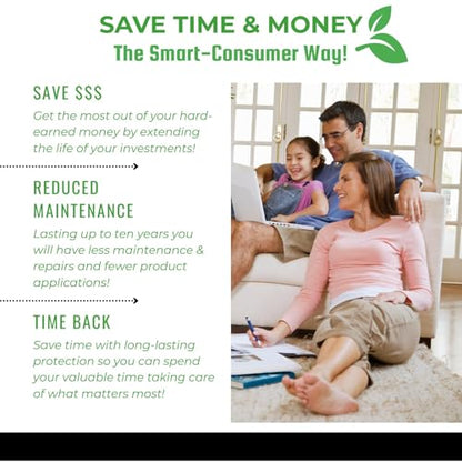 Seal It Green® Extreme Total Wood Walnut is A Plant Based, Non-Toxic Wood Sealer That Helps Protect All Wood Types from Water Damage, Cupping, Cracking and The Sun. Protection Lasts 15+ Years.