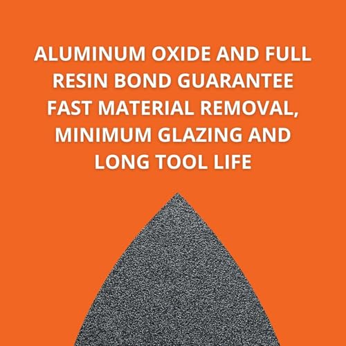 Fein Sanding Sheets with Hook & Loop Attachment - size: 220 Grit, 5-Pack