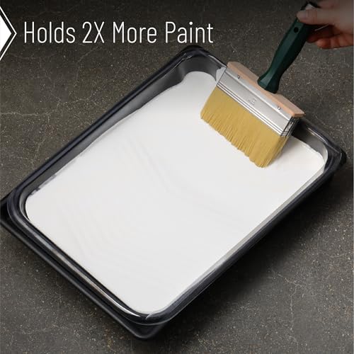 Bates Deck Stain Brush Set - 3pcs, 4', 5', 6' Brushes - Large Wall & Wood Stain Brushes - size: 4", 5", 6"